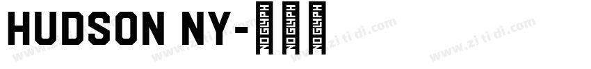 Hudson NY字体转换